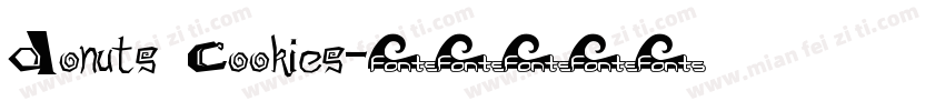Donuts Cookies字体转换